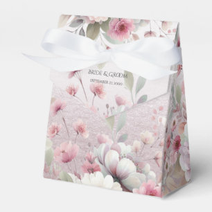 Ballotins Ballotin floral rose blanc moderne