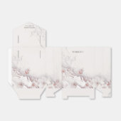 Ballotins Ballotin floral rose ivoire (Déplié)