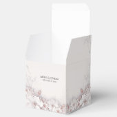 Ballotins Ballotin floral rose ivoire (Ouvert)