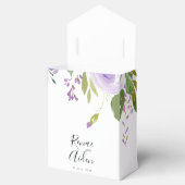 Ballotins Ballotin florale violette, mariage mauve (Ouvert)