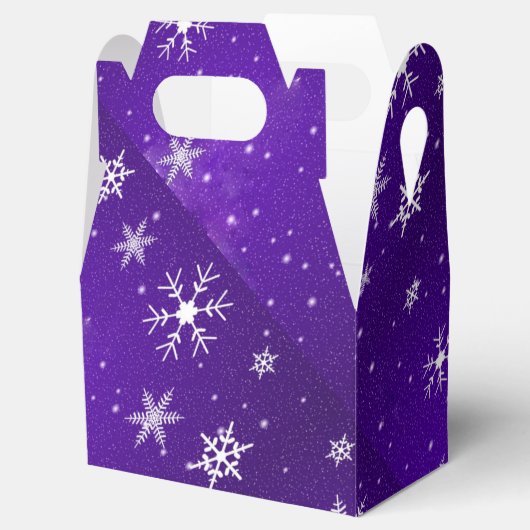 Ballotins Ballotin Gable bleu violet blanc (Ouvert)