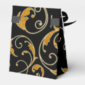 Ballotins Ballotin Glam Old Hollywood Regency Cravate noire (Arrière)