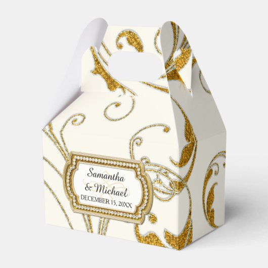 Ballotins Ballotin Glam Old Hollywood Regency Cravate noire (Verso)