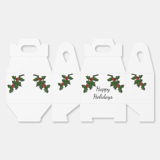 Ballotins Ballotin - Holly Branches (Déplié)