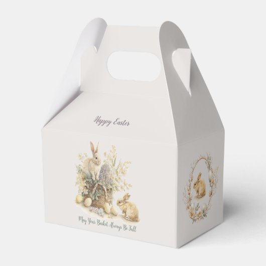 Ballotins Ballotin lapin de Pâques modifiable (Verso)