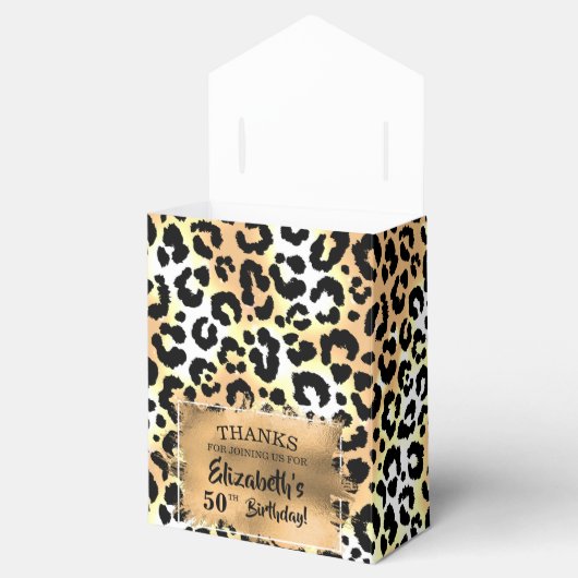 Ballotins Ballotin Leopard Faux Foil (Ouvert)