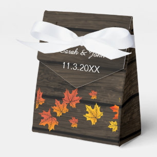 Ballotins Ballotin Mariage de automne rustique Barnwood