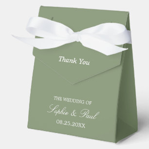 Ballotins Ballotin Mariage de Merci de  Sage Green