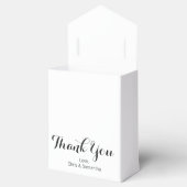 Ballotins Ballotin Merci - Boîte de Faveur Mariage (Ouvert)