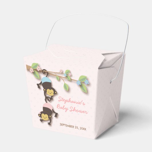 Ballotins Ballotin moderne Monkey Twin Girl & Boy (Verso)