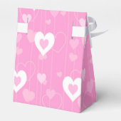 Ballotins Ballotin Motif aux Coeurs rose et blanc (Arrière)