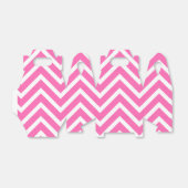 Ballotins Ballotin Motif Chaud Rose et Blanc Chevron (Déplié)