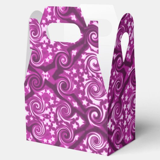 Ballotins Ballotin Motif des étoiles roses et des tourbillon (Ouvert)