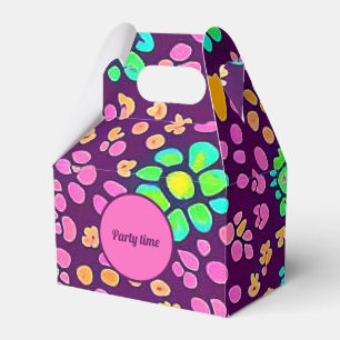 Ballotins ballotin Motif d'été couleur violet des années 70