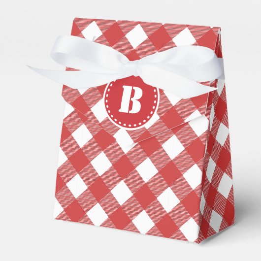 Ballotins Ballotin Motif En vichy rouge (Verso)