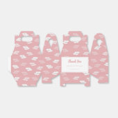 Ballotins Ballotin Motif Feuille d'antiquité rose (Déplié)