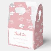 Ballotins Ballotin Motif Feuille d'antiquité rose (Ouvert)