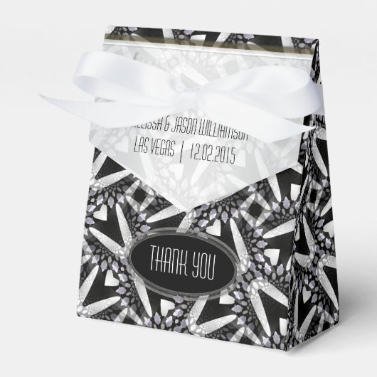 Ballotins Ballotin Motif noir+blanc | Tribal moderne (Verso)