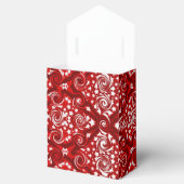 Ballotins Ballotin Motif Red Stars et Swirls (Ouvert)