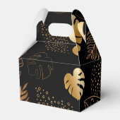 Ballotins Ballotin noir d'impression de congé d'or (Arrière)