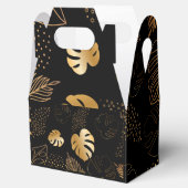 Ballotins Ballotin noir d'impression de congé d'or (Ouvert)