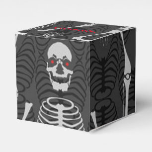 Ballotins Ballotin noir et blanc de cube en Halloween de