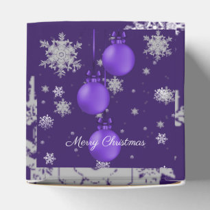 Ballotins Ballotin ornements de Noël violet
