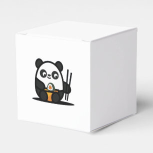 Ballotins Ballotin papier Sushi Panda, Sortir 2x2x2.75