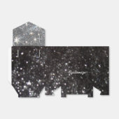 Ballotins Ballotin Parties scintillant noir et argent (Déplié)