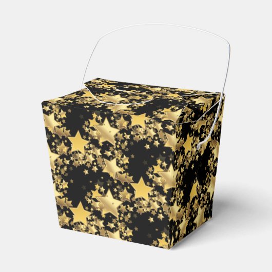 Ballotins Ballotin Party Favoriser Box-Gold Stars (Verso)