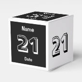 Ballotins Ballotin personnalisé 21e anniversaire (Verso)