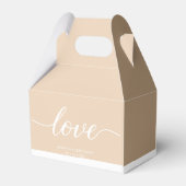 Ballotins Ballotin personnalisé Mariage minimaliste en argil (Arrière)