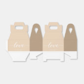 Ballotins Ballotin personnalisé Mariage minimaliste en argil (Déplié)