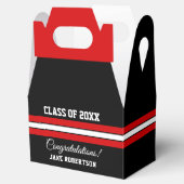 Ballotins Ballotin personnalisé rouge et noir (Ouvert)