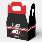 Ballotins Ballotin personnalisé rouge et noir (Ouvert)