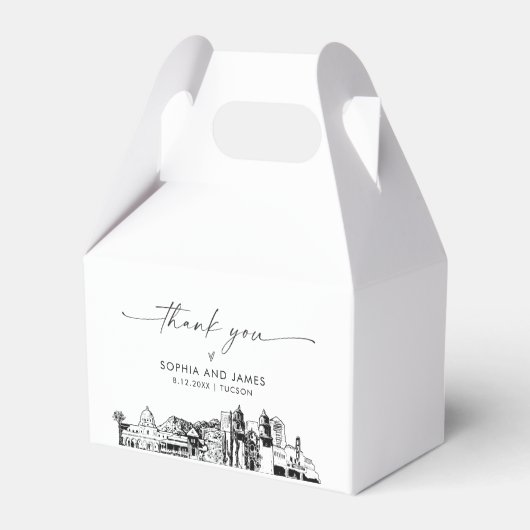 Ballotins Ballotin personnalisé Tucson Mariage (Arrière)