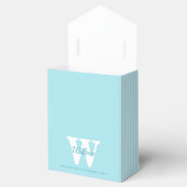 Ballotins Ballotin Pois Monogramme bleu (Ouvert)
