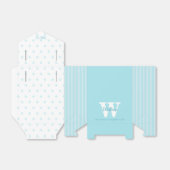 Ballotins Ballotin Pois Monogramme bleu (Déplié)
