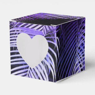 Ballotins Ballotin pourpre tropical de coeur de palmettes
