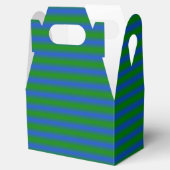 Ballotins Ballotin rayé vert et bleu (Ouvert)