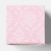 Ballotins Ballotin rose Damask gris monogramme (Haut)
