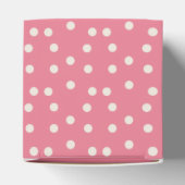 Ballotins Ballotin rose de baby shower de point de polka (Haut)