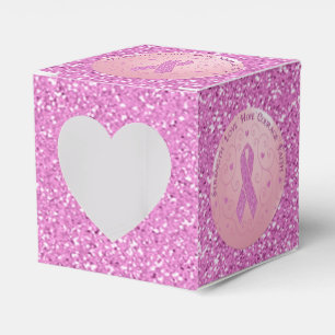 Ballotins Ballotin rose de coeur de parties scintillantes de