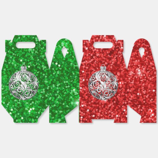 Ballotins Ballotin rouge argent vert (Déplié)