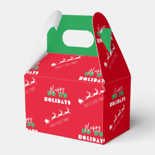 Ballotins Ballotin rouge de Père Noël Sleigh Holiday