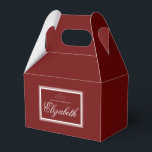 Ballotins Ballotin rouge et blanc de Bourgogne<br><div class="desc">Ballotins de mariage rouge et blanc bordeaux. Cette belle collection fleurie classique sera parfaite pour une célébration de jardin intérieur ou extérieur pour une mariage,  une douche nuptiale,  un baby shower ou une fête de style champêtre. Cette collection est personnalisable. Bonne fête,  applaudissements !</div>
