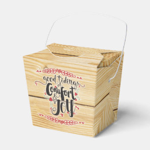 Ballotins Ballotin rustique de confort et de joie de Noël