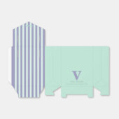 Ballotins Ballotin vert Monogram Bluve Purple Stripes (Déplié)