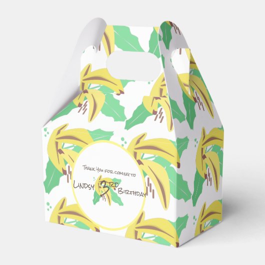 Ballotins Banane rétro Jaune à trois ans (Verso)