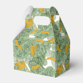 Ballotins Banane tropicale moderne Motif vert (Arrière)